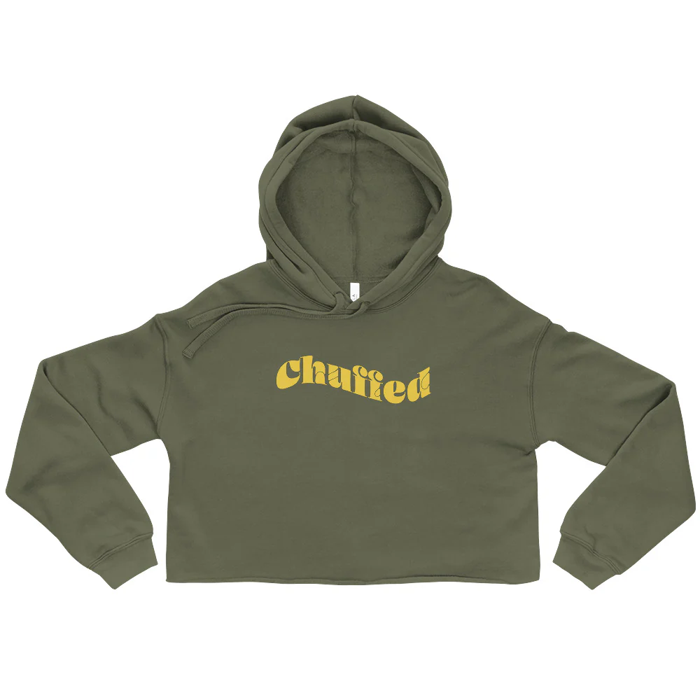 Chuffed  -  'Octo-Roller' CROPPED HOODIE - Image 3
