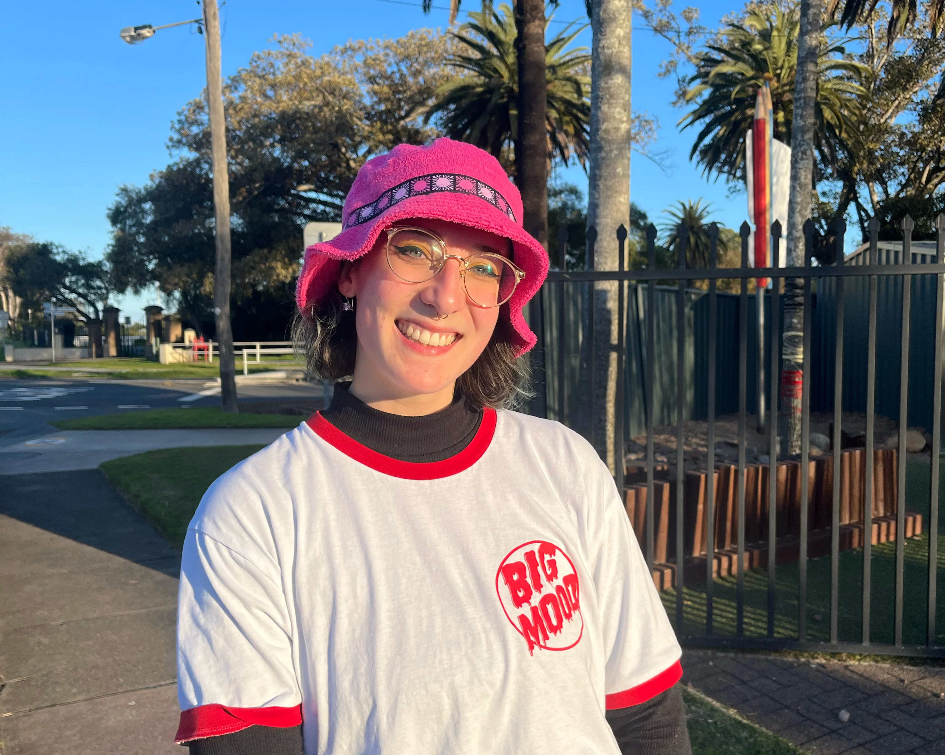 Chuffed TERRY TOWEL PINK HAT - Image 3